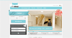 Desktop Screenshot of citysleep.se